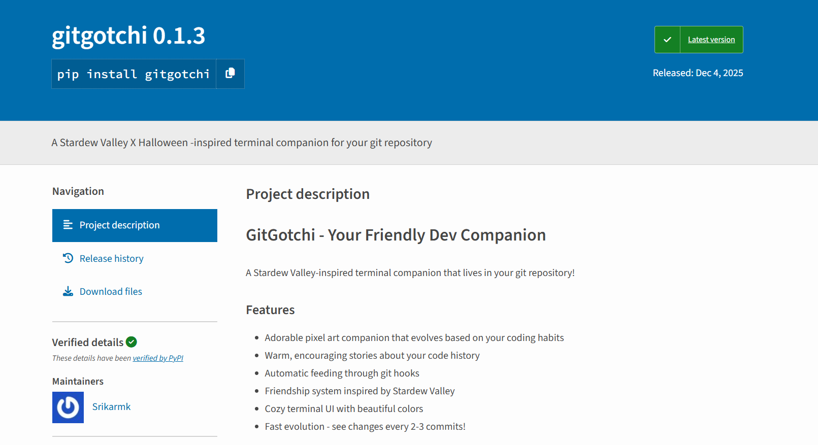 GitGotchi - Your Friendly Dev Companion
